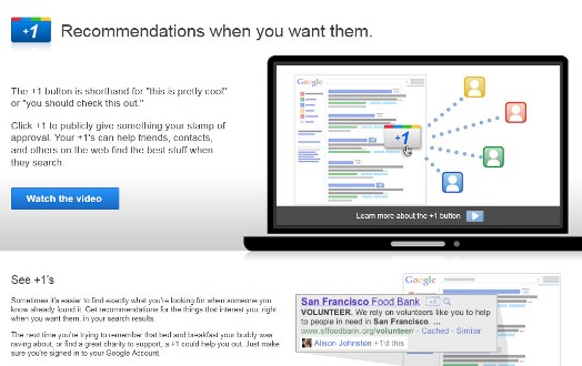 google plus 1 graphic